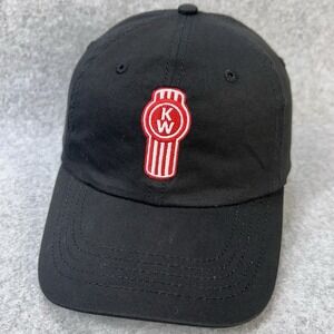 Kenworth Logo Mens Black Kenworth Baseball Cap Adjustable OSFM